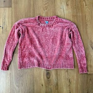 Aerie Small Soft Cropped Burnt Orange sweater - washable